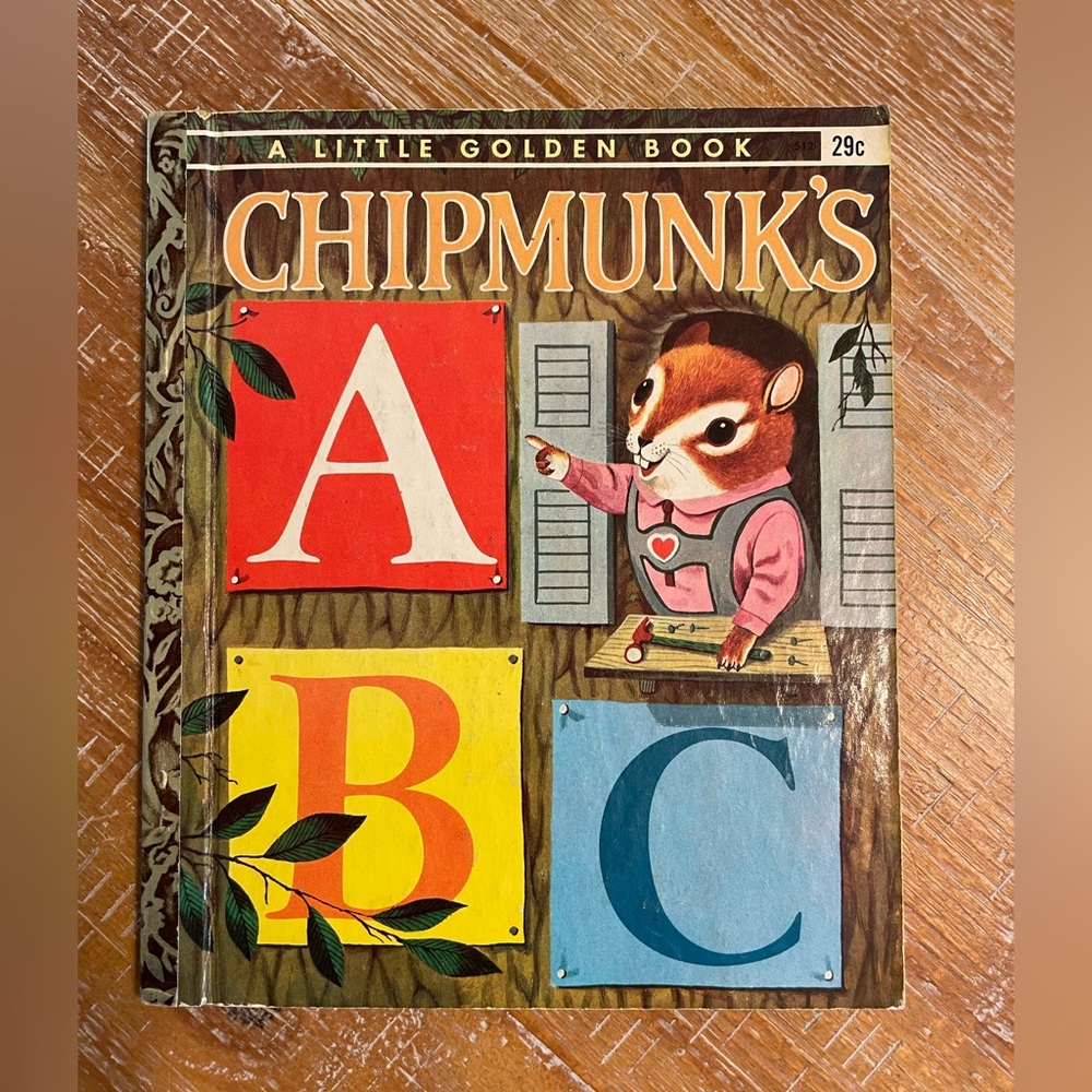 Little Golden Book Chipmunk ABC’s